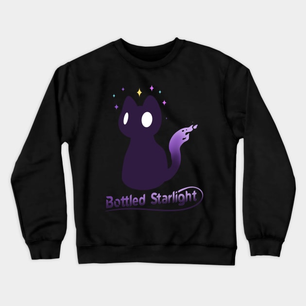 Bottled Starlight Logo - with text Crewneck Sweatshirt by Bottled Starlight